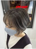 インナーカラー×ハイライト☆シルバーグレージュ