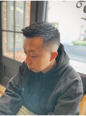 スキンフェードツーブロック刈り上げジェットモヒカンマンバン