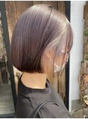 ミニボブ×インナーカラー