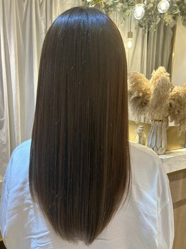 アンド ラ ブランシュ(&.La Blanche) ショコラアッシュ/ふんわりカール/縮毛矯正/ストレート/大宮