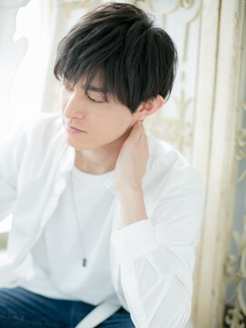 モッズ ヘア 福岡姪浜店(mod's hair) mod's姪浜/アッシュブラックフレンチカジュアル束感ショートg