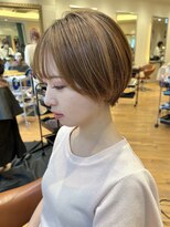 ビュートリアム265(BEAUTRIUM 265)&nbsp;襟足キュッと丸みショート/ショートボブ/シースルーバング/銀座