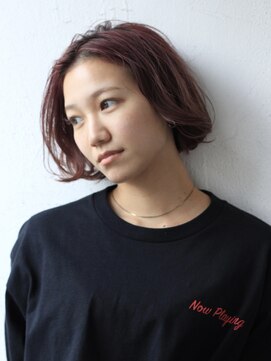 アレン(Allen) これからの季節にオススメ☆カシスカラー×ボブ