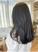 グレージュ ブルーグレージュ 透明感カラー ダークアッシュ