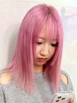 ウィコ 新宿(WICO)&nbsp;ペールピンク[新宿駅/ワンレン/ダブルカラー/小顔]