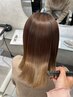 【お客様満足度No.1】カット+髪質改善カラー+HITAトリートメント(高槻/茨木)