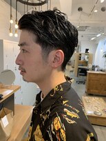 クラフト 福津(CRAFT)&nbsp;【CRAFT渡邉】メンズショート バーバー風アップバング パーマ
