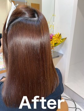 スリーク(SLEEK) SLEEK式髪質改善【縮毛矯正】　アフター内側