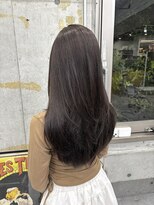 ディジョン(Dijon)&nbsp;韓国顔まわりレイヤーカットグレージュオリーブベージュブラウン