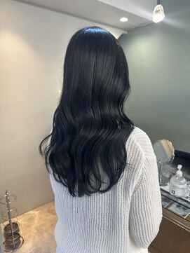 フラム 渋谷(flamme) ◎ブリーチなしダブルカラーでブルー◎