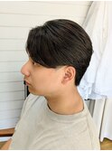 曲がる縮毛矯正 センターパート