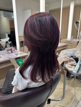 ニューヨークニューヨーク 姫路広畑店(NYNY) デザインカラー20代30代40代50代小顔◎ウルフカット