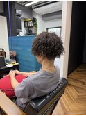 ツーブロツイストスパイラルパーマ