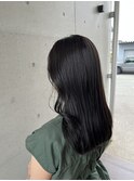 #暗髪ツヤヘアー
