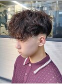 メンズスペインカールスパイラルパーマ
