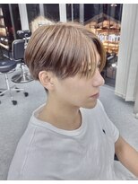 デュー 栄(DEW)&nbsp;【DEW】センターパート/ミルクティーカラー/ブリーチ