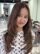 ヨロ 渋谷(YOLO) 韓国ヘアーハッシュカットレイヤーカットハイライトカラー