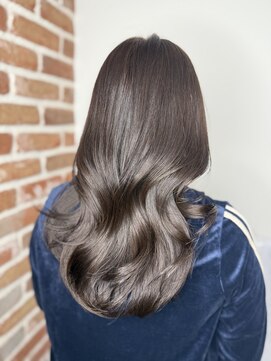 エニー 栄(Any) 韓国レイヤー×ラベンダーグレージュ