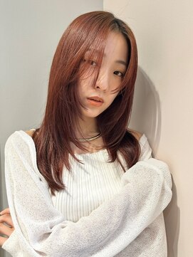 トリッカ 銀座(tricca) ウルフ/レイヤーカット/顔周り/ニュアンスカラー