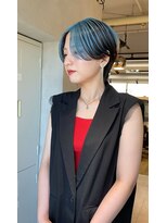 フォート(FORT) ショート アンブレラカラー マリンブルー