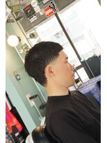 タイト スワッグ バーバーワークス(TIGHT SWAG BARBERWORKS)&nbsp;テーパーフェード×マレットスタイル