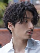 フィフス 渋谷(fifth)&nbsp;渋谷緩めシャドウ波巻きスパイラルルーズパーマセンターパート