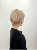 モーブ(MAUVE)&nbsp;ショートウルフ×ベージュ