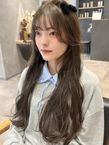 ラミエバイメルト 下北沢(lamie by melt) 透明感ミルクティーベージュオリーブダブルカラー顔周り小顔下北