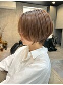 【小顔似合わせカット】30代40代50代ショートボブ/ボブ/髪質改善