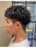 ツイストスパイラルパーマ/スパイキーショート/ツーブロック