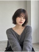 池袋/小顔くびれレイヤーボブ/透明感ブラウン/20代30代/似合わせ