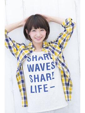 ガーデン ムサシコスギ(GARDEN MUSASHIKOSUGI) 耳かけすっきりシースルーバングボブ/イメチェンヘアスタイル