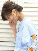 ＜3分アレンジ＞ラフ可愛い上級者見えアップヘア【EARTHうるま】