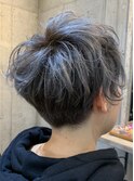 グレイシルバー×ショートボブ【LODAT横浜】