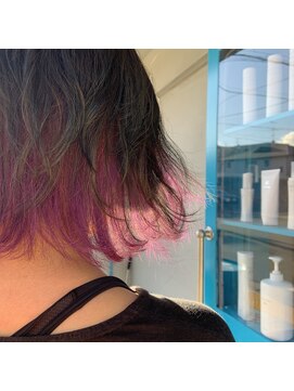 フロップニク(FLOPNIK) グレーアッシュ×ピンクパープル