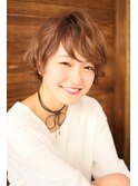 ハイトーン＆大きめパーマが◎！！ラフショート