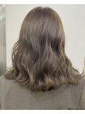 マロンベージュ ベージュカラー イルミナカラー 髪質改善