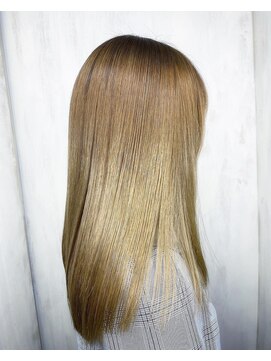 アンフィドットドゥルドゥ(AnFye.dueldo) ブリーチ毛の方をジュエリーシステム×LULUTr×縮毛矯正で艶髪♪