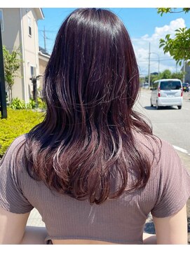 フィオーレ ヘアデザイン(FIORE hair design) ハイライト　ラベンダー
