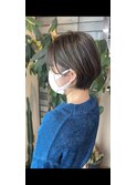 【EIGHT hakata】平島拓也__ショートボブ×シアグレージュ