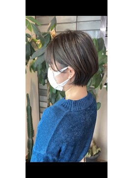 エイト 博多店(EIGHT hakata) 【EIGHT hakata】平島拓也__ショートボブ×シアグレージュ