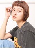 大人可愛い小顔美髪ツヤ髪テラコッヘア短め前髪A4