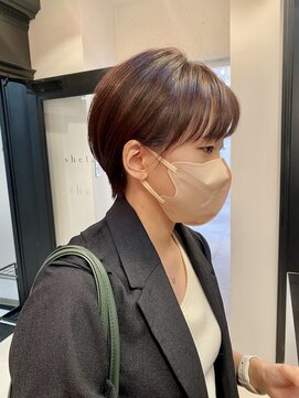 シータ(sheta) 【sheta】マッシュショートボブ暖色くびれ30代大人ショート