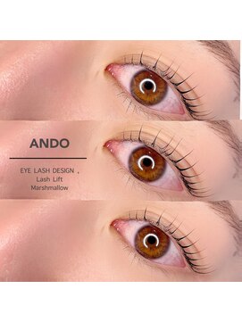 アンド(ANDO) Eye Lash Perm Marshmallow 【本町】