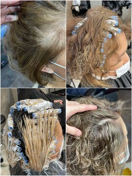 モイ(moy) 脱白髪染め!ロッド式白髪ぼかしハイライト/グラデーションカラー