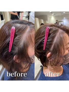 ミラバイケンジ 藤沢(Mira by KENJE) 白髪ぼかし/白髪にお悩みの方に/30代40代50代