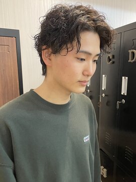 ギフト ヘアー サロン(gift hair salon) 【メンズ伸ばしかけウルフ×ツイストスパイラル】原口健伸