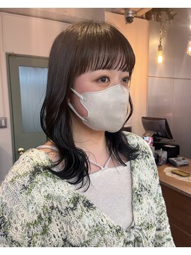 コレット ヘアー 大通(Colette hair) ナチュラルウェーブのミディアムスタイル.*。