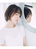 前下がりショートボブ