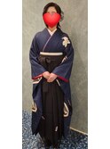 卒業式袴着付け+ヘアセット